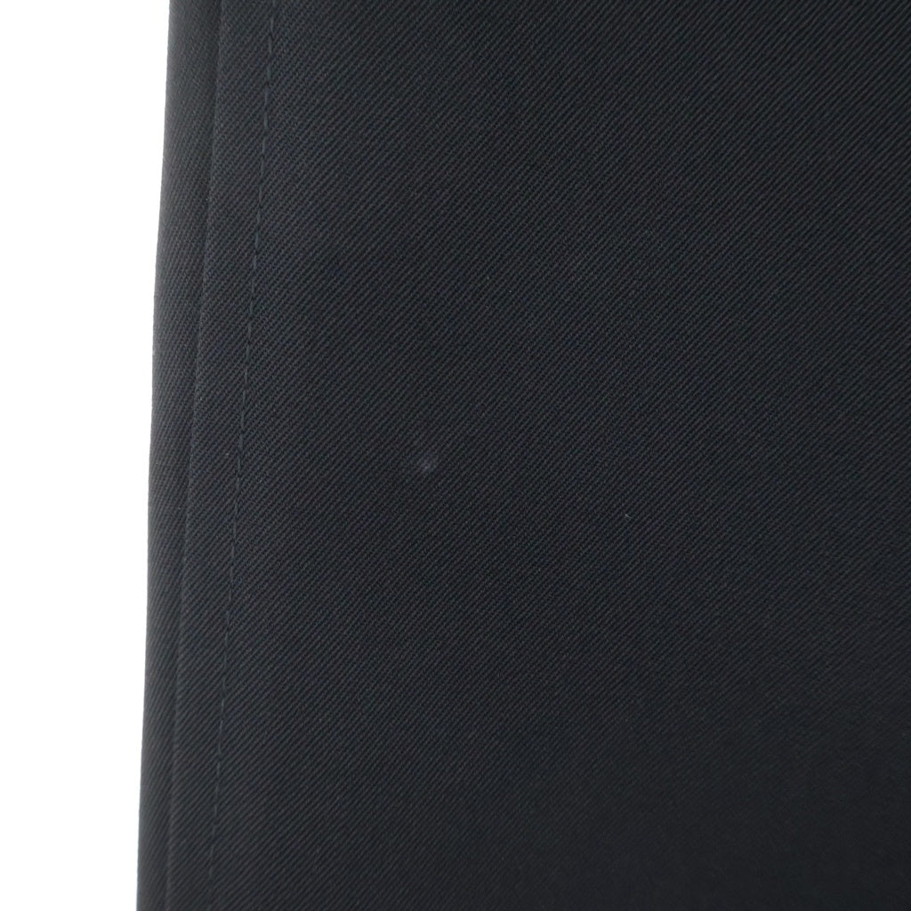 Graphpaper(グラフペーパー) Scale Off Wool Tapered Trousers スケールオフウールテーパードトラウザーパンツ スラックス ブラック GM241-40170B