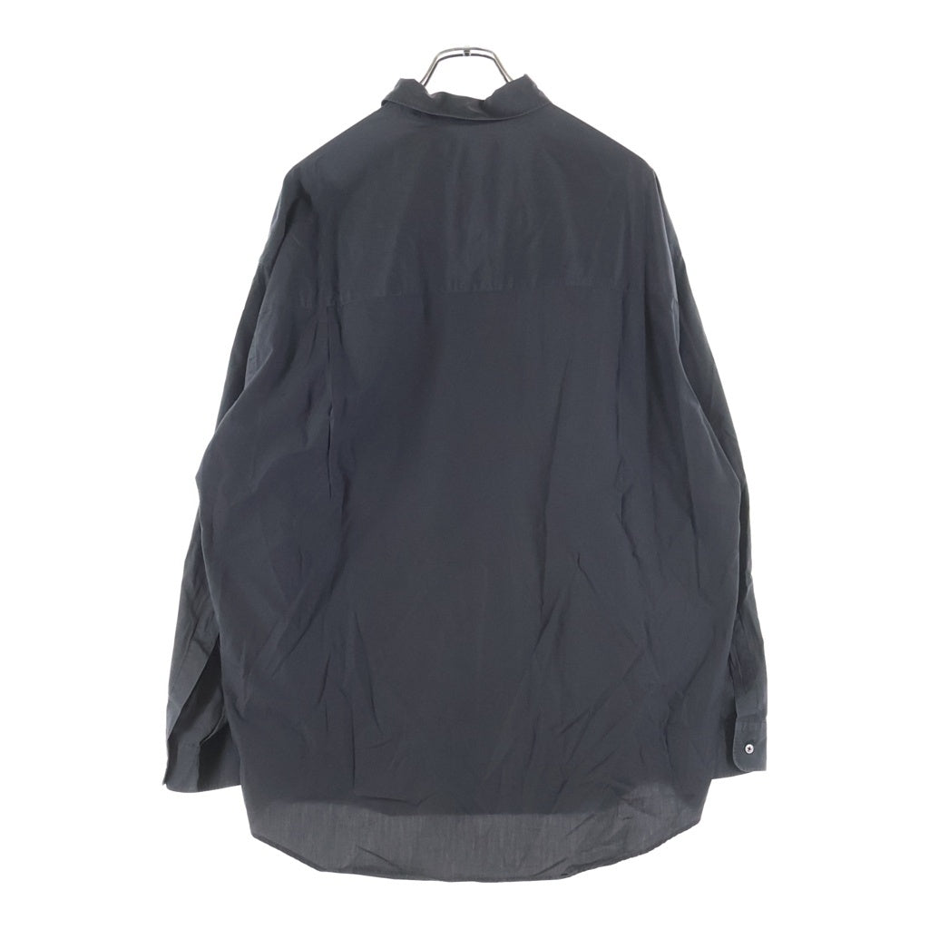 Graphpaper(グラフペーパー) Broad L/S Oversized Regular Collar Shirt ブロード 長袖シャツ オーバーサイズレギュラーカラーシャツ グレー GM212-50110B