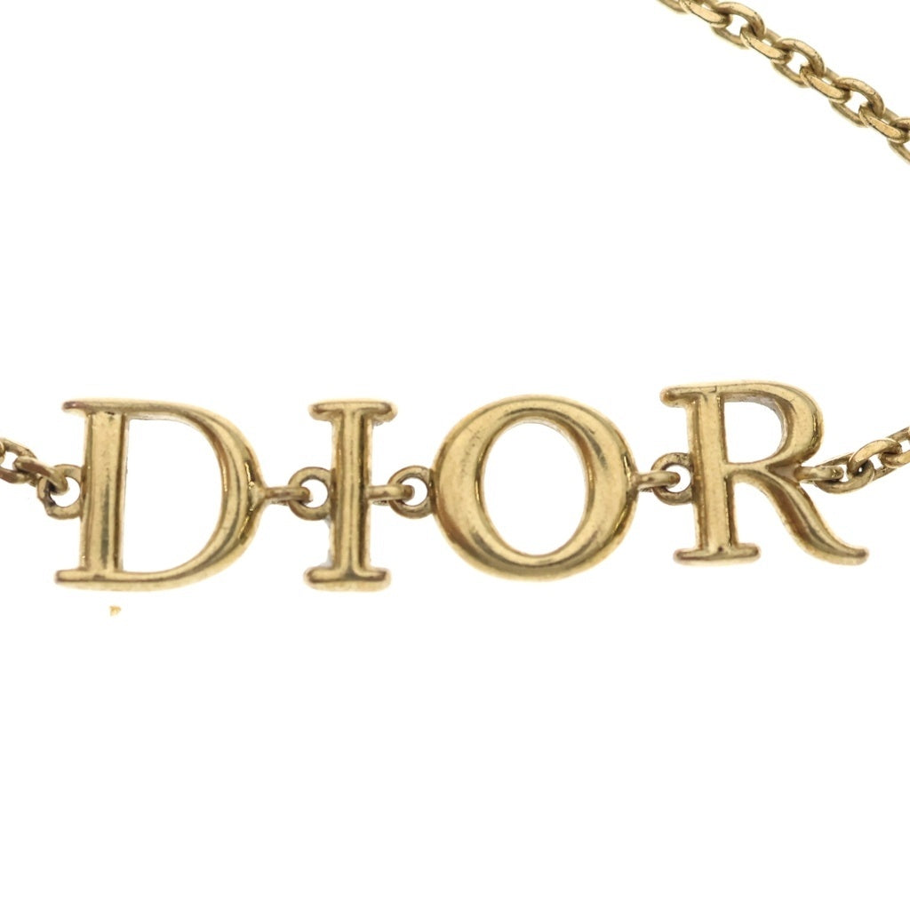 DIOR(ディオール) DIOR EVOLUTION ロゴブレスレット パール レディース ゴールド
