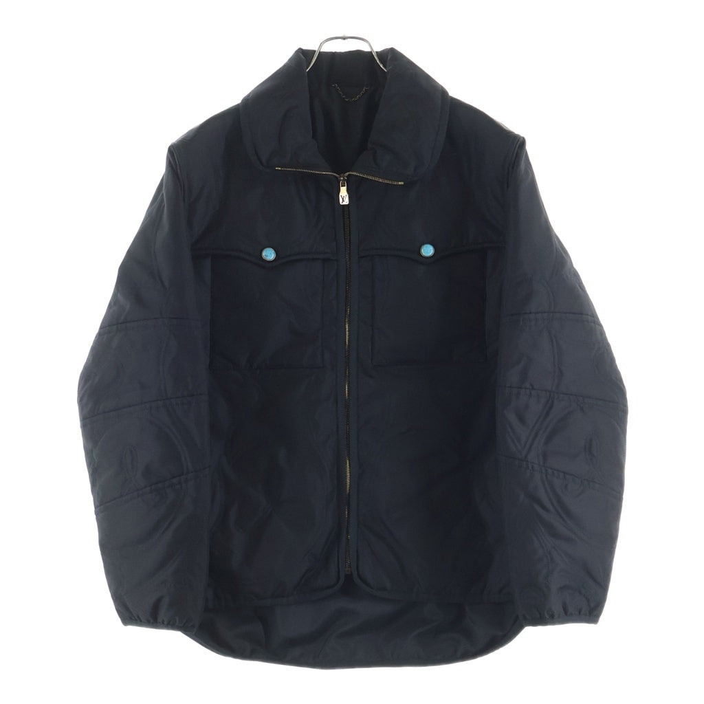 LOUIS VUITTON(ルイヴィトン) 24AW ターコイズボタン キルテッド オーバーシャツ ジャケット ブラック RM242M LKK HRB63E RM242M LKK HRB63E