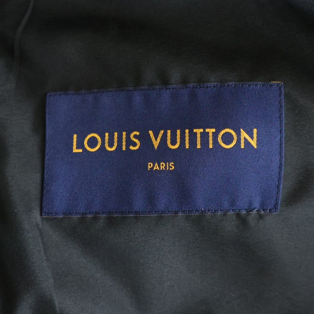 LOUIS VUITTON(ルイヴィトン) 24AW ターコイズボタン キルテッド オーバーシャツ ジャケット ブラック RM242M LKK HRB63E RM242M LKK HRB63E