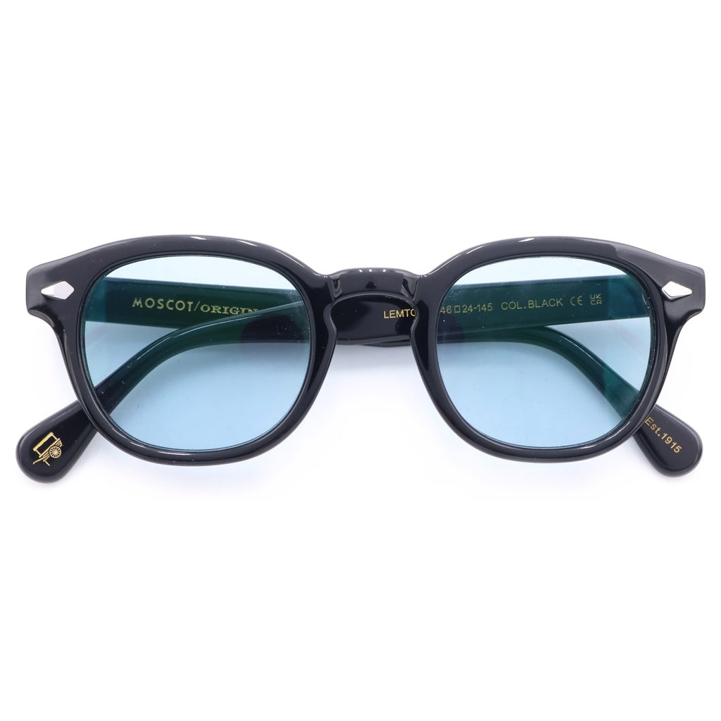 MOSCOT(モスコット) LEMTOSH レムトッシュ ブラックフレーム カラーレンズ サングラス メガネ ブラック -