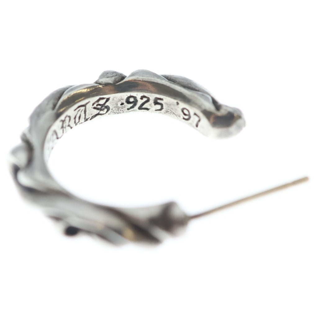 CHROME HEARTS(クロムハーツ) HOOP SCROOL スクロール フープピアス シルバー BCA102 -
