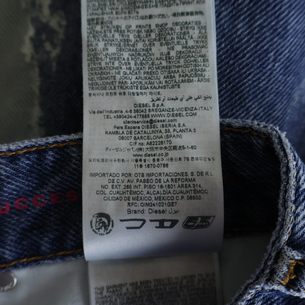 DIESEL(ディーゼル) ×tinder SIRE-SHORT ティンダー デニムショーツ ダメージ加工 インディゴ P01770 068ZH