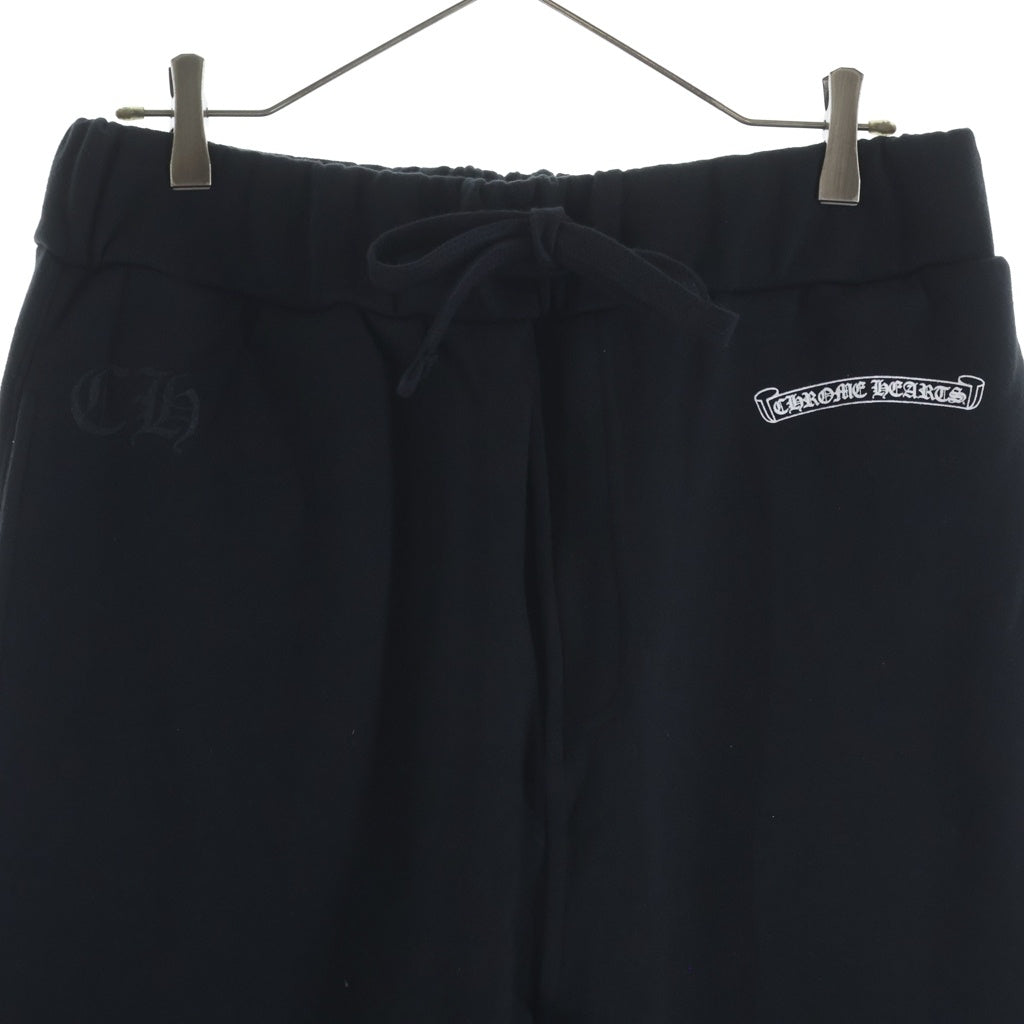 CHROME HEARTS(クロムハーツ) Scroll Label Side Logo Sweat Long Pants スクロールラベル サイドロゴ スウェットパンツ ブラック -