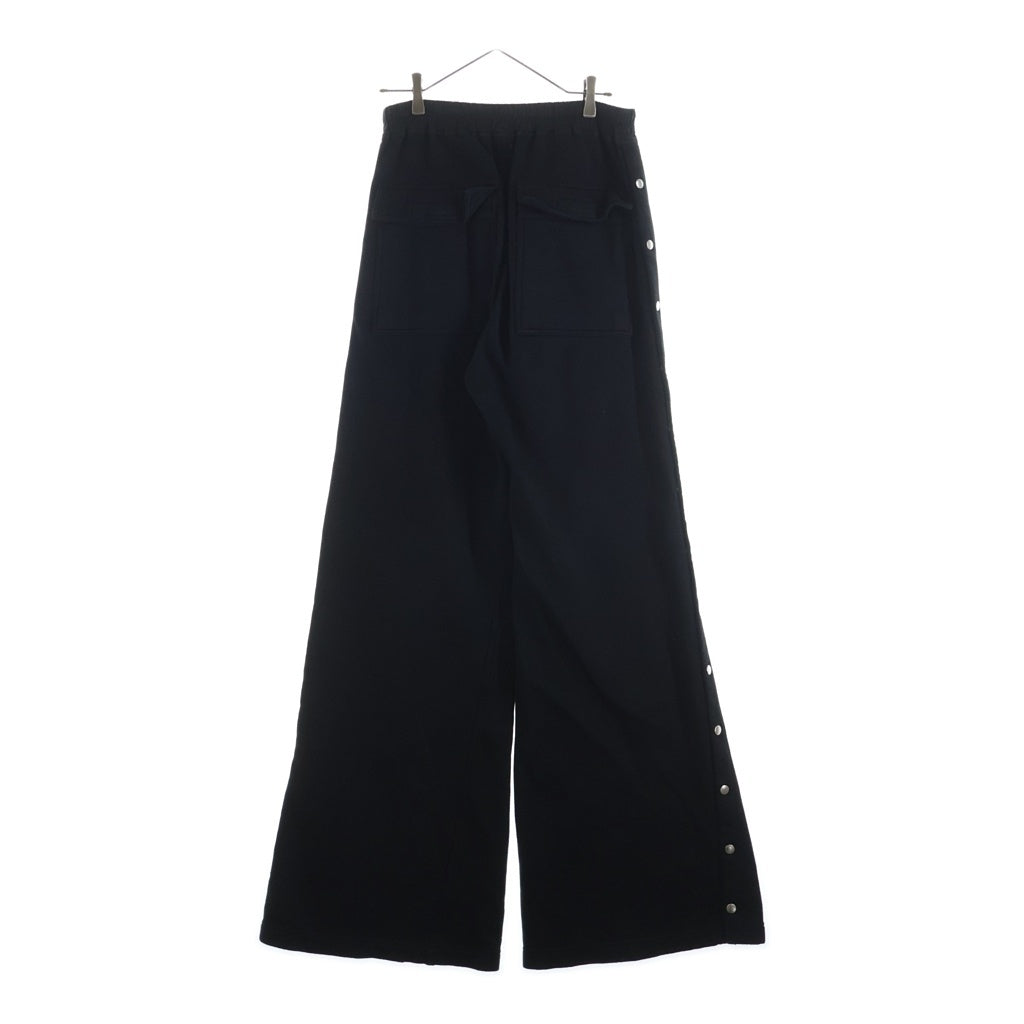 Rick Owens DRKSHDW(リックオウエンス ダークシャドウ) 26SS WIDE PUSHER PANTS ワイド プッシャーパンツ DU01F4393F ブラック