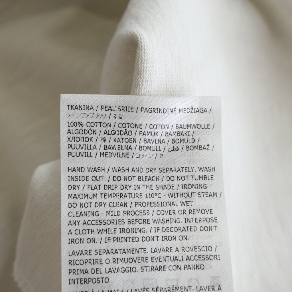 JIL SANDER(ジルサンダー) 24SS LOGO T-SHIRT ロゴプリント 半袖Tシャツ カットソー ホワイト J21GC0001 J45148