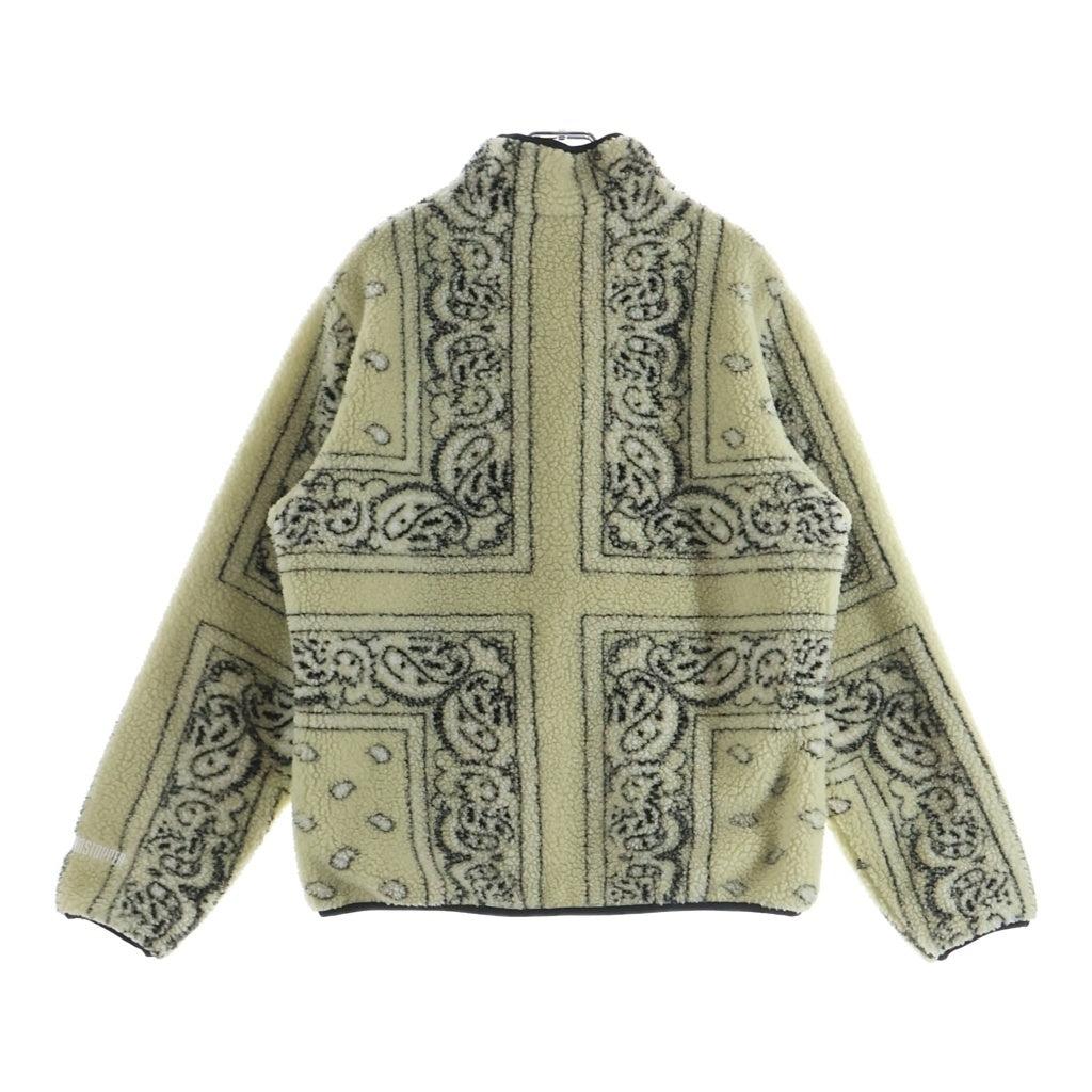 SUPREME(シュプリーム) 19AW REVERSIBLE BANDANA FLEECEJACKET リバーシブル バンダナ フリース ジャケット ホワイト -