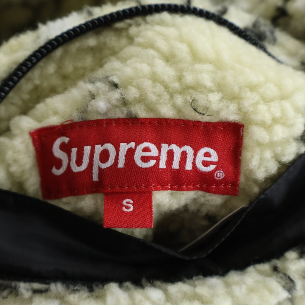 SUPREME(シュプリーム) 19AW REVERSIBLE BANDANA FLEECEJACKET リバーシブル バンダナ フリース ジャケット ホワイト -