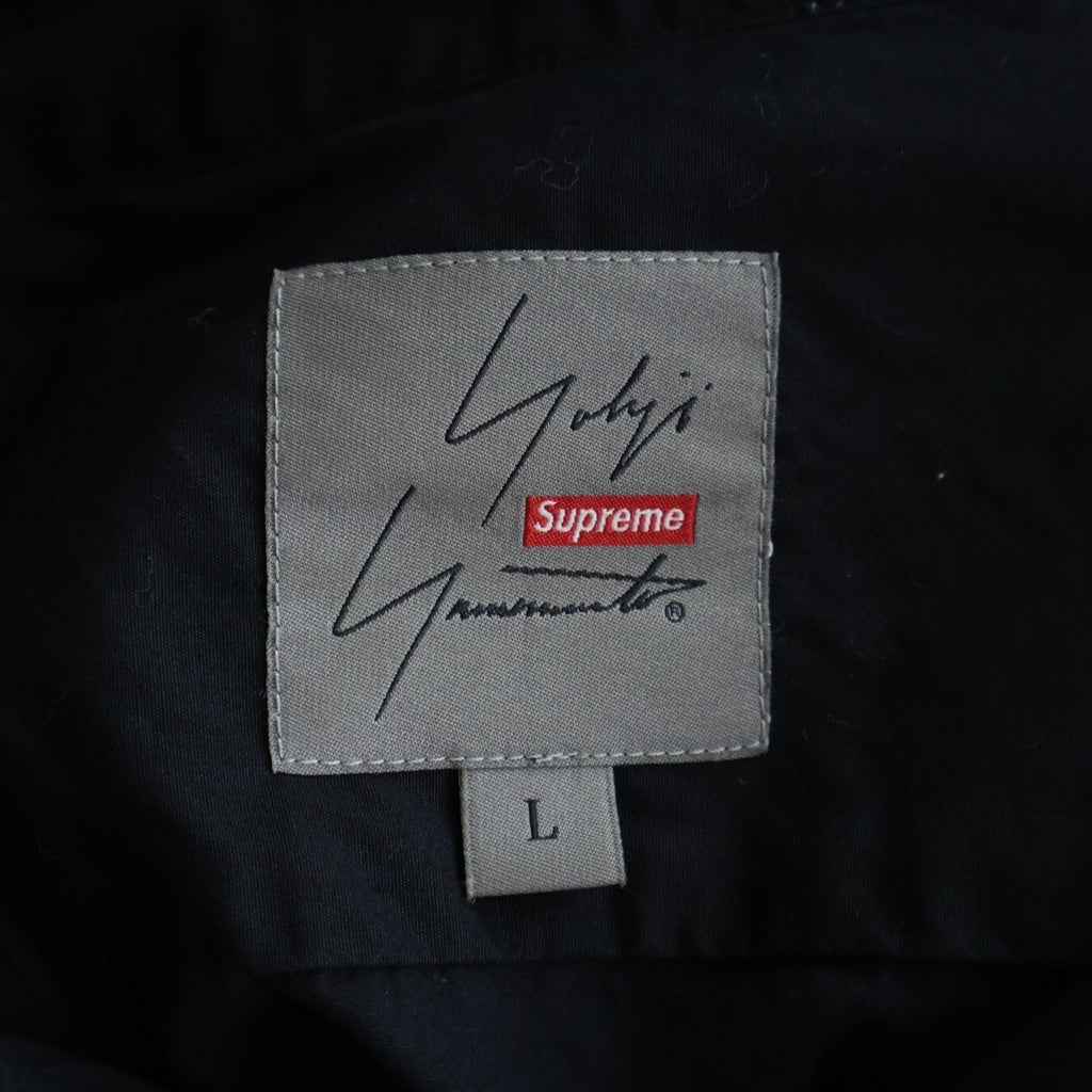 SUPREME(シュプリーム) 20AW ×Yohji Yamamoto This Was Tomorrow Shirt ヨウジヤマモト ディスワズトゥモロー 長袖シャツ ブラック -