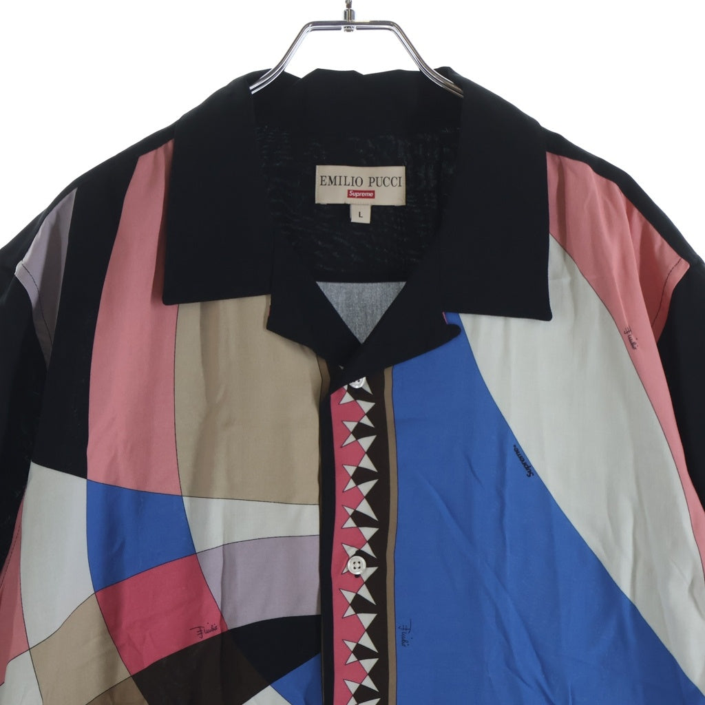SUPREME(シュプリーム) 21SS ×Emilio Pucci Shirt エミリオ プッチ オープンカラー 半袖シャツ マルチカラー -