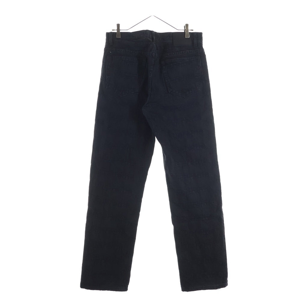 SUPREME(シュプリーム) 21SS Frayed Logos Regular Jean Black フレイド ロゴ レギュラー デニムパンツ ジーンズ ブラック -