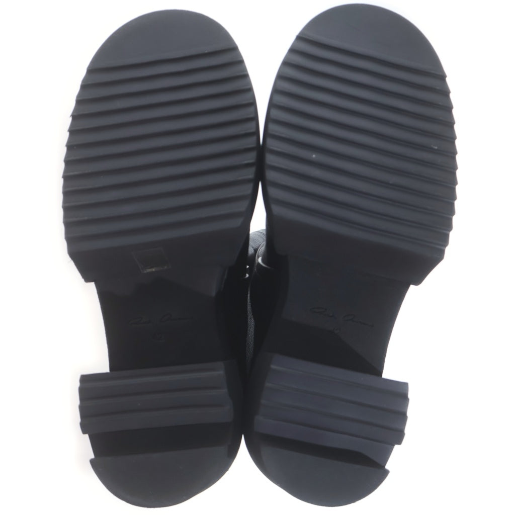 Rick Owens(リックオウエンス) 26SS TEMPLE CALF PULL ON BOGUN BOOT ボーガンブーツ ブラック RU01f2838