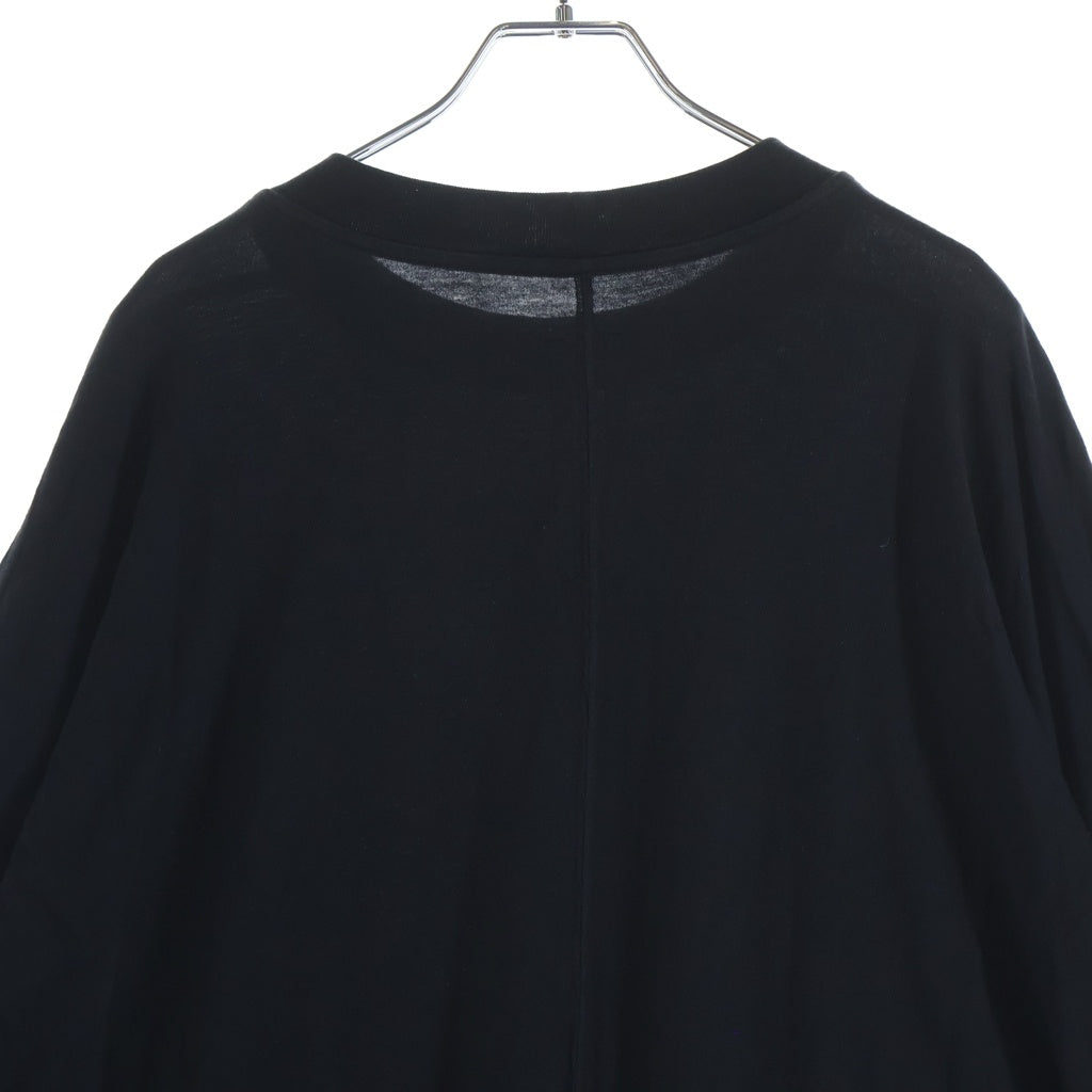 Rick Owens DRKSHDW(リックオウエンス ダークシャドウ) 24SS TOMMY T トミー 半袖Tシャツカットソー ブラック DU01D1259
