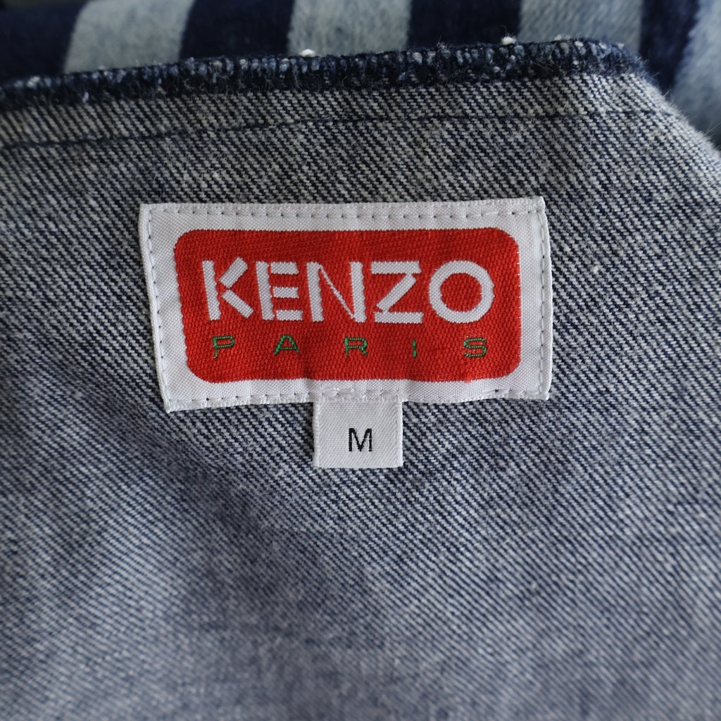 KENZO(ケンゾー) Dazzle Stripe Trucker Denim Jacket ダズルストライプトラッカーデニムジャケット ブルー FD65DV3026R1
