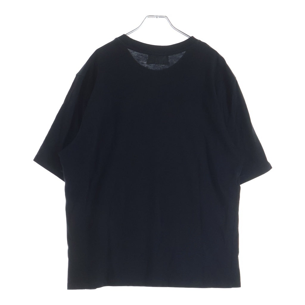 ami paris(アミパリス) T-Shirt ハートロゴ刺繍 半袖Tシャツ ブラック UTS004.726