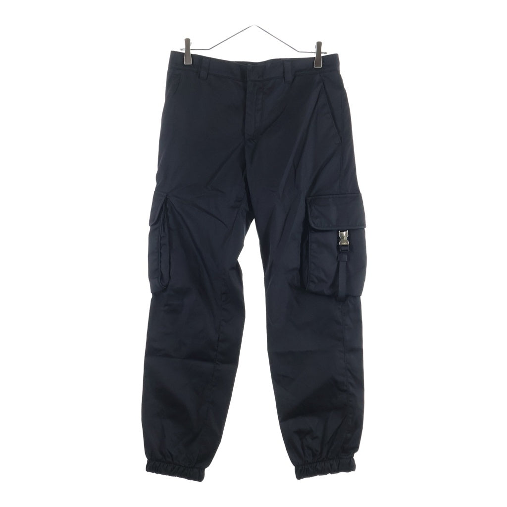 PRADA(プラダ) Re-Nylon Double Pocket Cargo Pants リナイロン トライアングルロゴ ナイロンカーゴパンツ ブラック SPH130 S211 1WQ8
