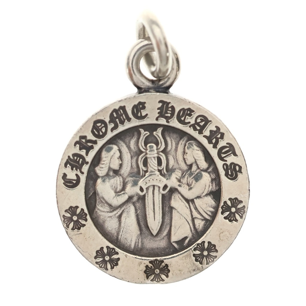 CHROME HEARTS(クロムハーツ) CHRM ANGL MDL V2 エンジェルメダルチャーム ペンダントトップ シルバーBCA229