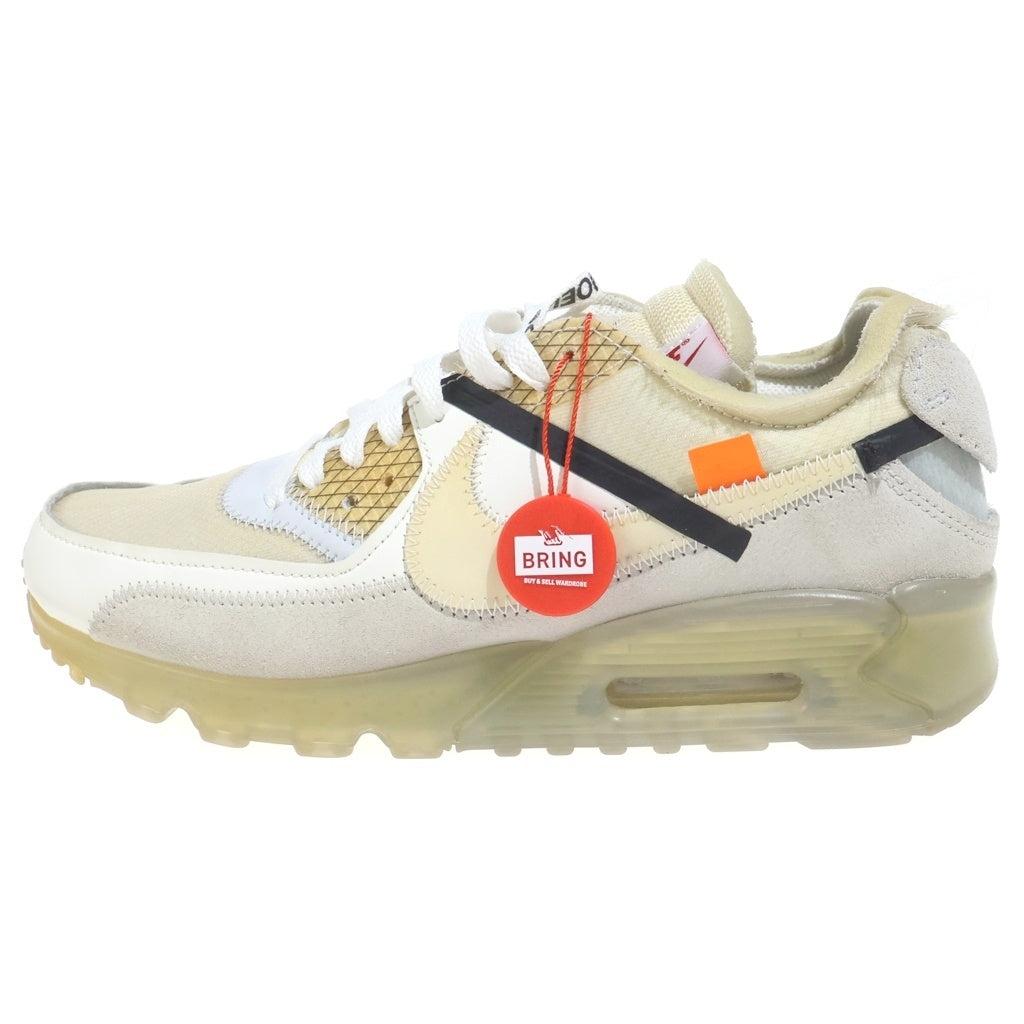 NIKE(ナイキ) ×OFF-WHITE AIR MAX 90 AA7293-100 オフホワイト エアマックス90 ローカットスニーカー ホワイト US8/26cm