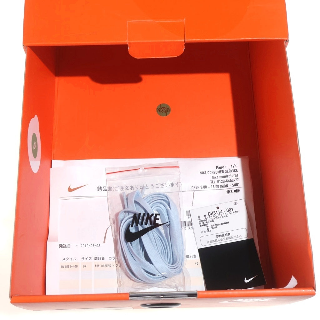 NIKE(ナイキ) ×SACAI ×CLOT LD WAFFLE DH3114-001 クロット サカイ ワッフル ローカットスニーカー グレー US8/26cm
