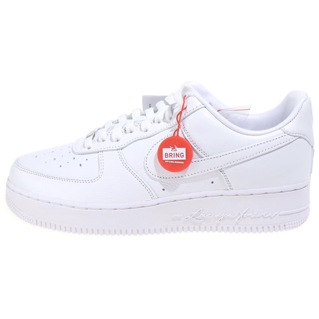 NIKE(ナイキ) ×DRAKE NOCTA AIR FORCE 1 LOW LOVE YOU FORVER WHITE CZ8065-100 ドレイクノクタ エアフォース1 ローカットスニーカー ホワイト US9/27m
