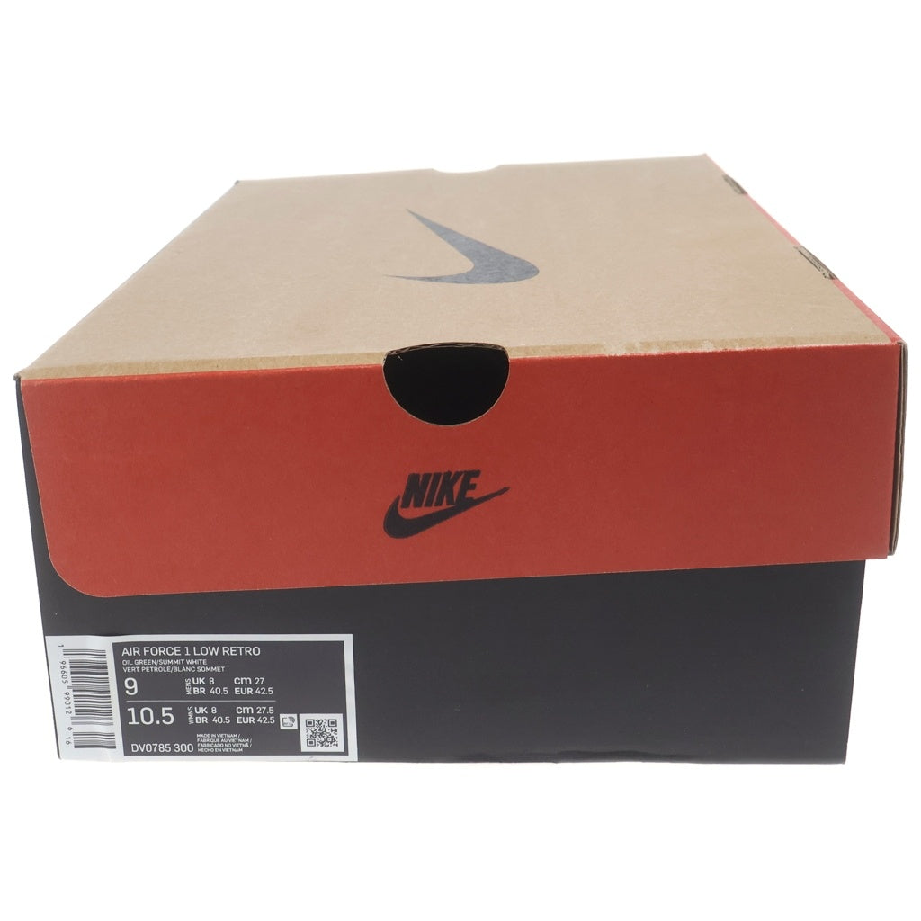 NIKE(ナイキ) AIR FORCE 1 LOW COLOR OF THE MONTH OIL GREEN DV0785-300 エアフォース1 ローカットスニーカーオブ ザ マンス オイルグリーン US9/27cm