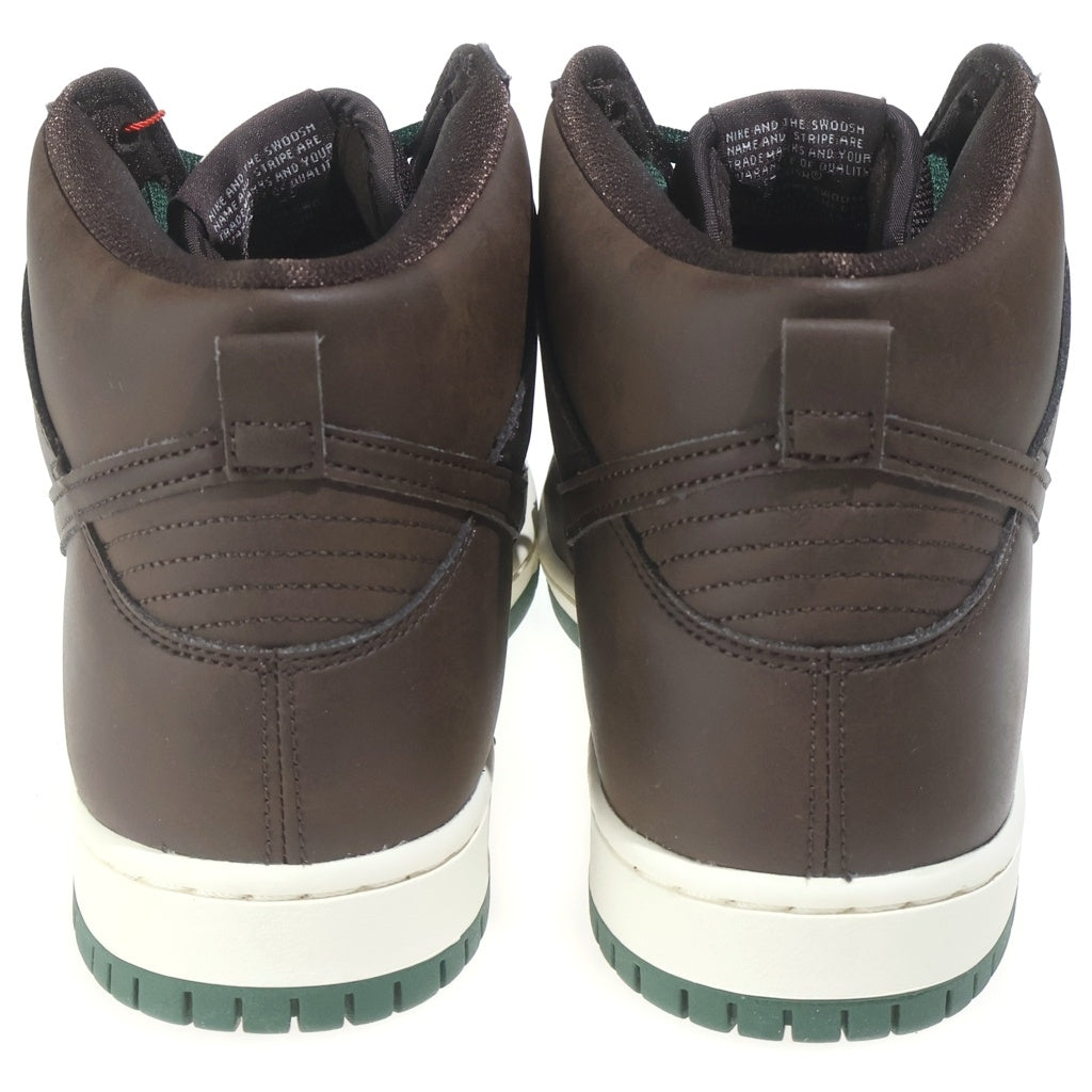 NIKE SB(ナイキエスビー) DUNK HIGH BAROQUE BROWN CV1624-200 ダンク バロックブラウン ハイカットスニーカー ブラウン/グリーン US10/28cm