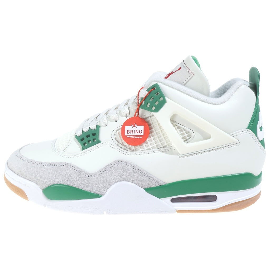 NIKE SB(ナイキエスビー) AIR JORDAN 4 RETRO SP PINE GREEN DR5415-103 エアジョーダン4 レトロ パイングリーン ハイカットスニーカー ホワイト/グリーン US10/28cm