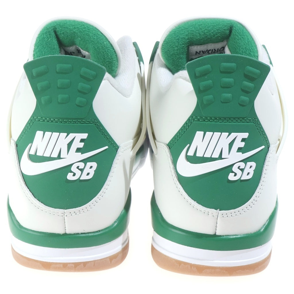 NIKE SB(ナイキエスビー) AIR JORDAN 4 RETRO SP PINE GREEN DR5415-103 エアジョーダン4 レトロ パイングリーン ハイカットスニーカー ホワイト/グリーン US10/28cm