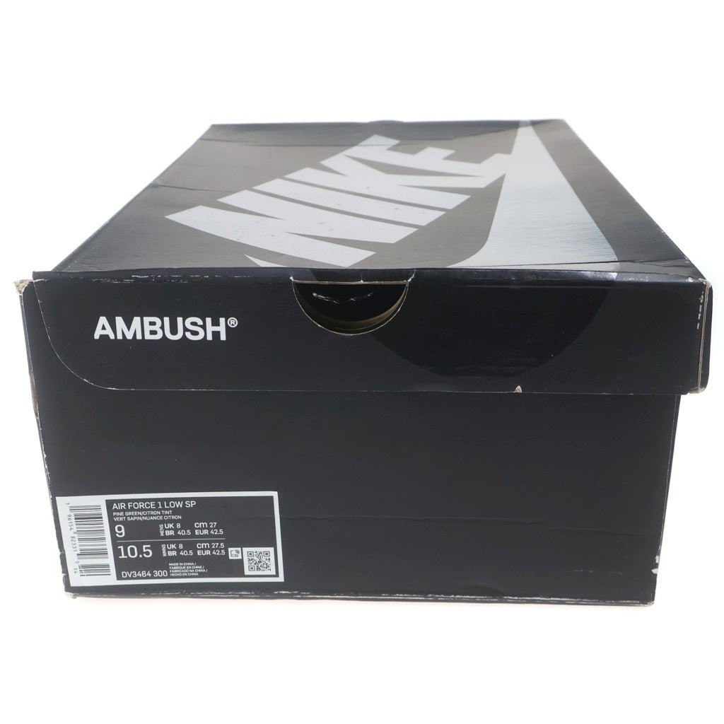 NIKE(ナイキ) ×AMBUSH AIR FORCE1 LOW SP DV3464-300 アンブッシュ エアフォース1 ローカットスニーカー グリーン US9/27cm