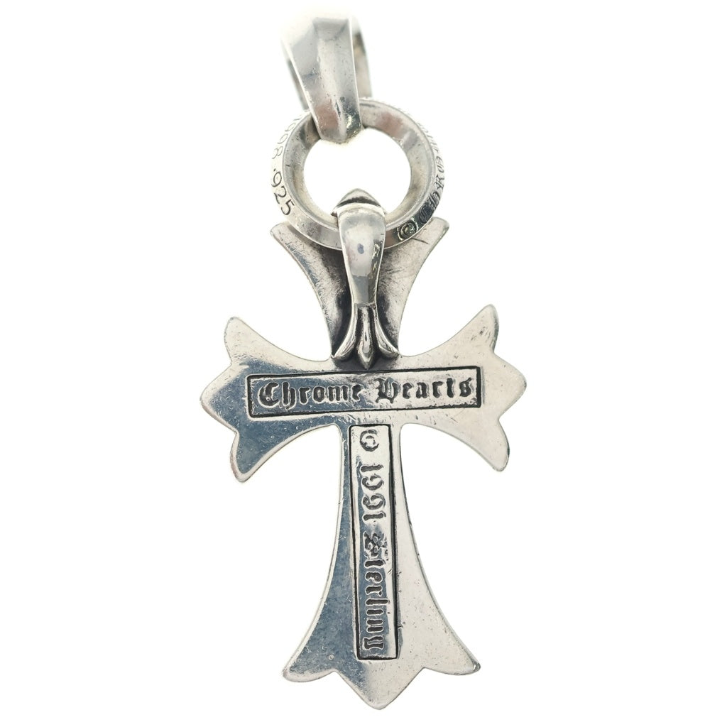 CHROME HEARTS(クロムハーツ) CH CRS SML W/BALE Wベイル スモールCHクロス ペンダントトップ シルバー BCA218