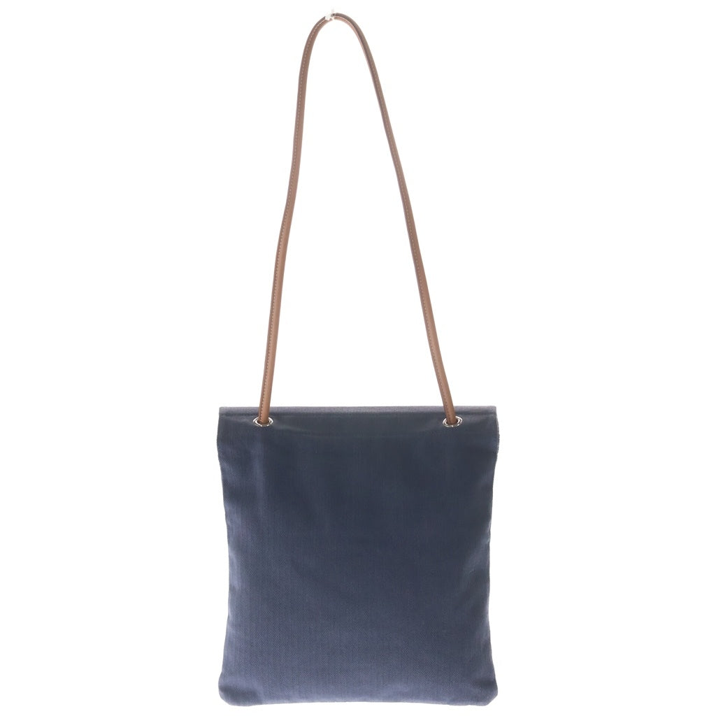 HERMES(エルメス) ALINE MM アリーヌ キャンバスショルダーバッグ ネイビー -