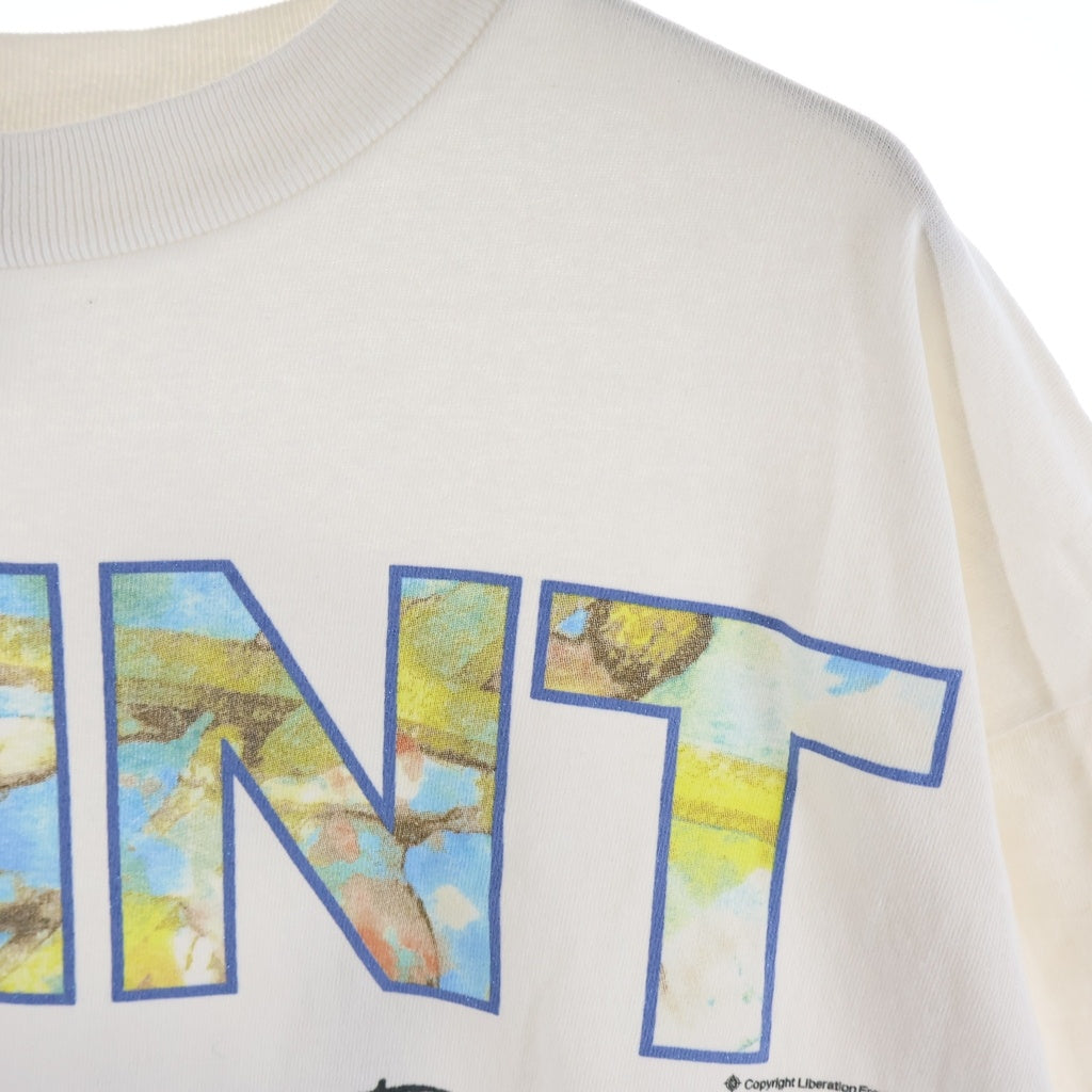 SAINT MICHAEL(セントマイケル) 25SS SUPER DIRTY SS TEE スーパーダーティー プリント半袖Tシャツ カットソー ホワイト SM-HR8-0000-025