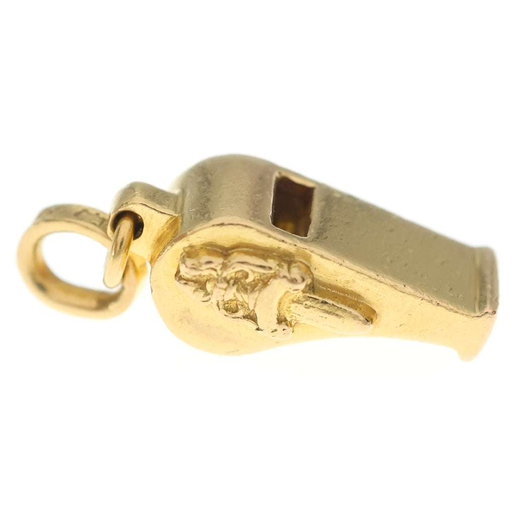 CHROME HEARTS(クロムハーツ) 22K WHISTLE TNY DAGGER タイニーホイッスルチャーム ゴールドネックレストップ ゴールド