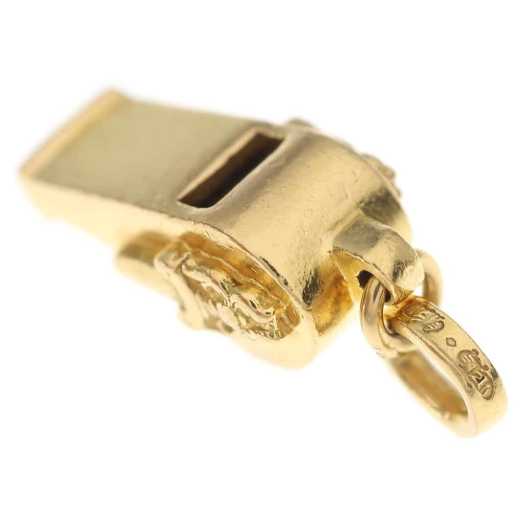 CHROME HEARTS(クロムハーツ) 22K WHISTLE TNY DAGGER タイニーホイッスルチャーム ゴールドネックレストップ ゴールド