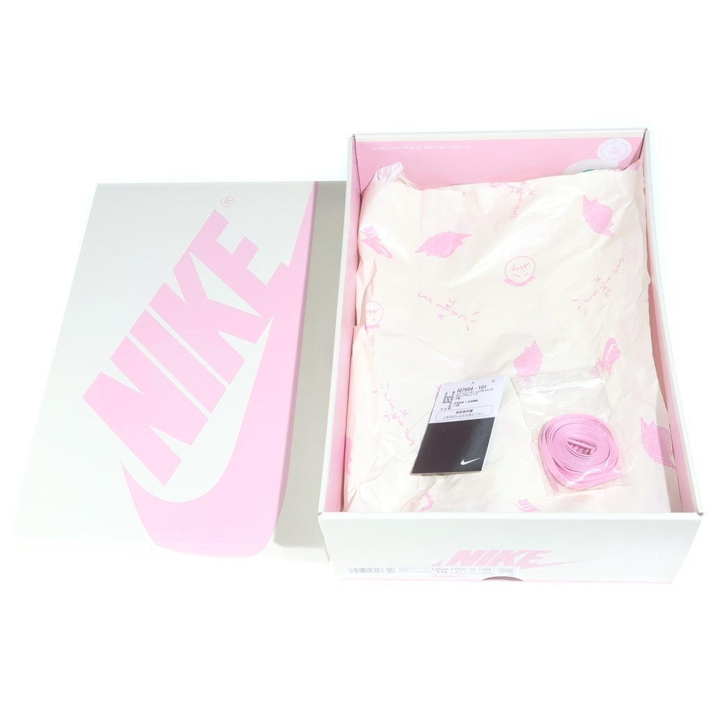 NIKE(ナイキ) ×Travis Scott Air Jordan 1 Retro Low Sail Tropical Pink エアジョーダン1 レトロ OG セイル トロピカルピンク ローカットスニーカー US10/28cm IQ7604-101