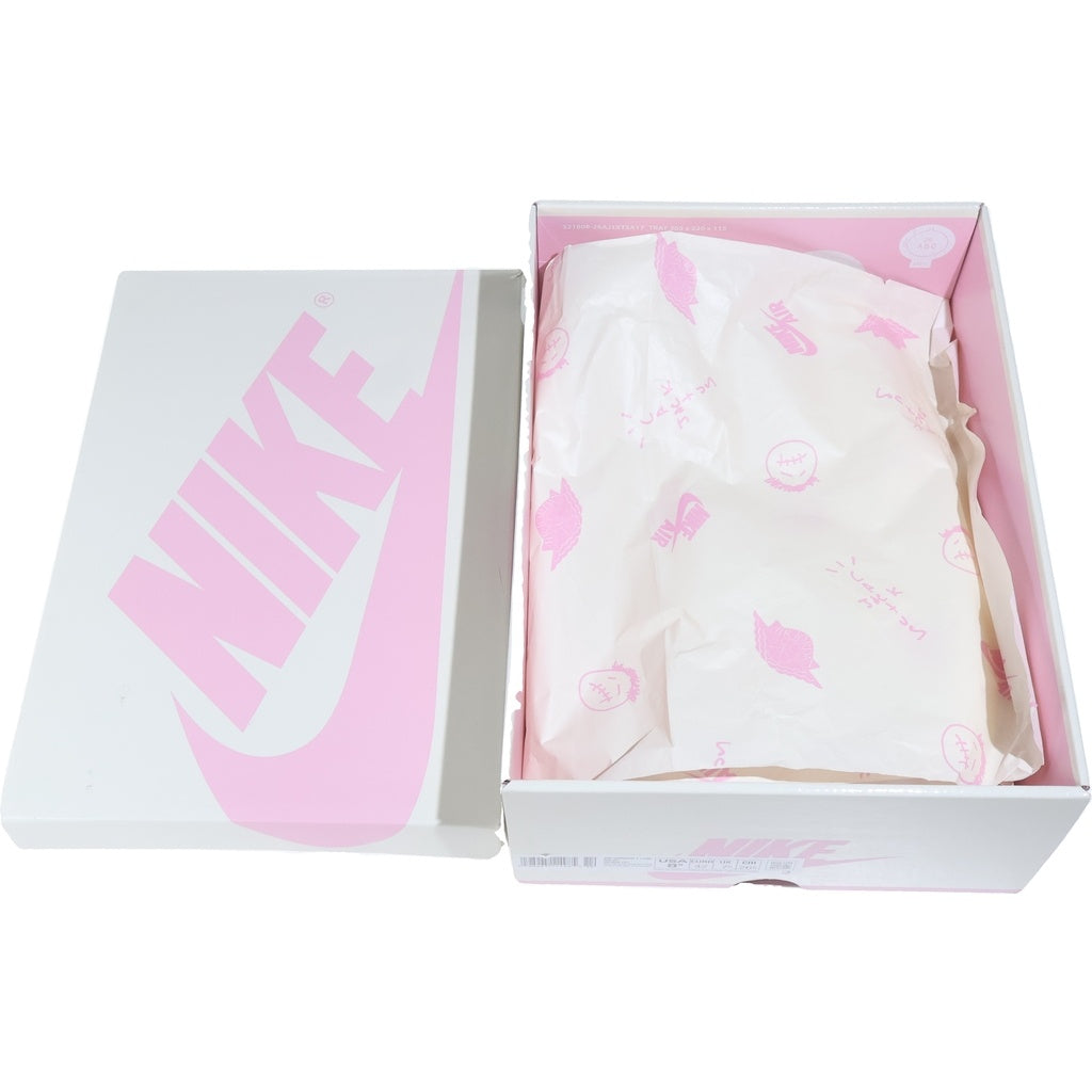 NIKE(ナイキ) ×Travis Scott Air Jordan 1 Retro Low Sail Tropical Pink エアジョーダン1 レトロ OG セイル トロピカルピンク ローカットスニーカー US8.5/26.5cm IQ7604-101