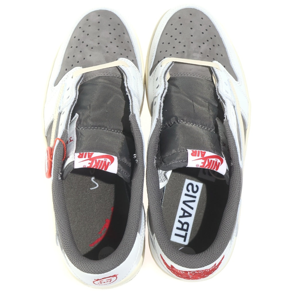 NIKE(ナイキ) ×TRAVIS SCOTT AIR JORDAN1 LOW OG SP REVERSE MOCHA トラヴィススコット エアジョーダン1 リバースモカ ローカットスニーカー US8.5/26.5cm DM7866-162