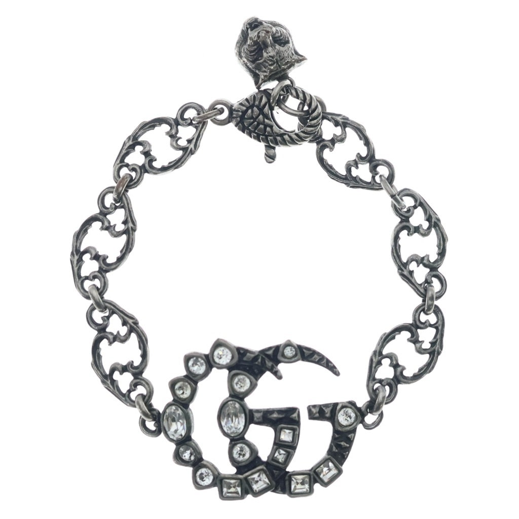 GUCCI(グッチ) マーモントロゴ GG キャットブレスレット シルバー 530532 J1D50 レディース