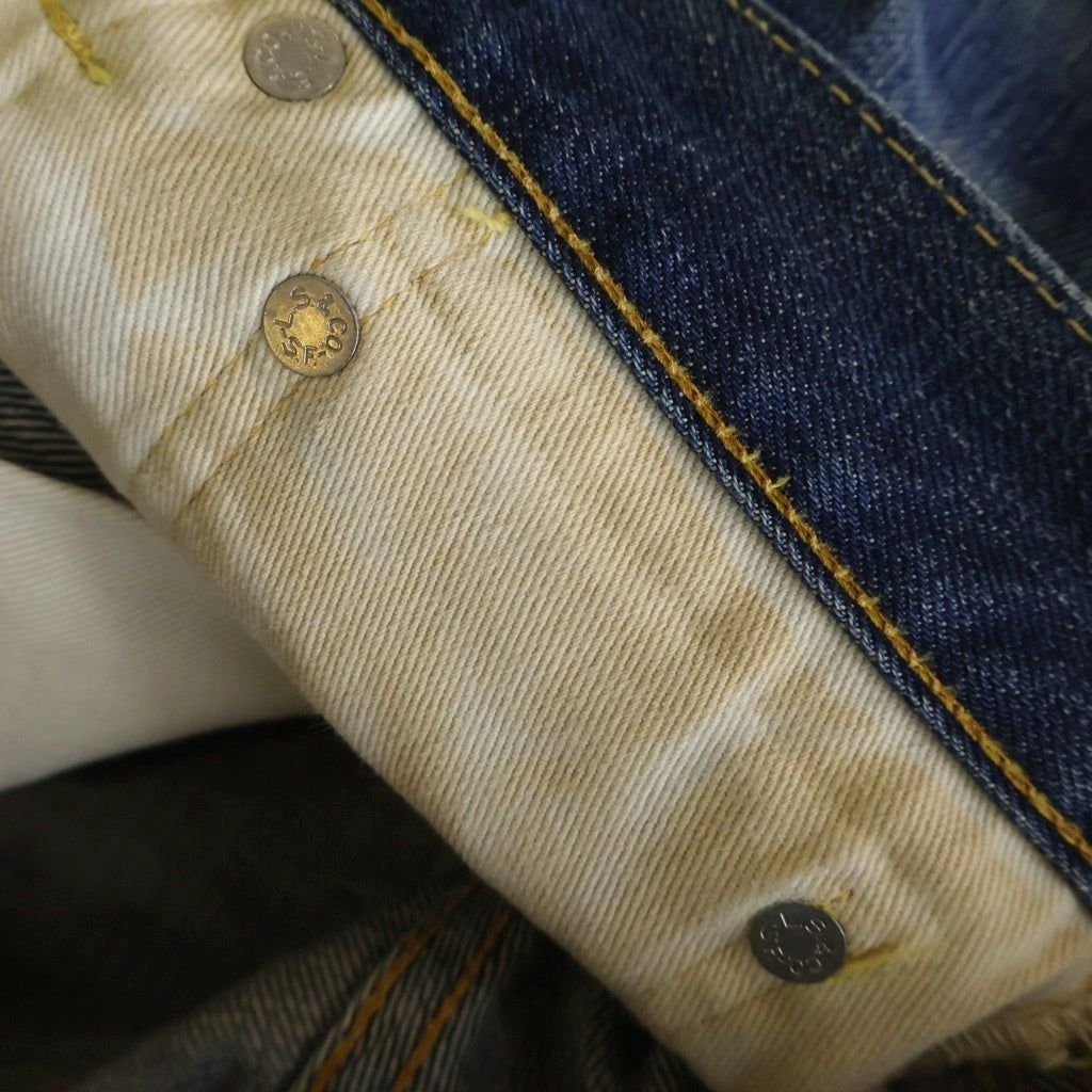 Levi's VINTAGE CLOTHING(リーバイス ビンテージ クロージング) 01年製 復刻 66501 ボタンフライストレートデニムパンツ インディゴ J22 031757 0601