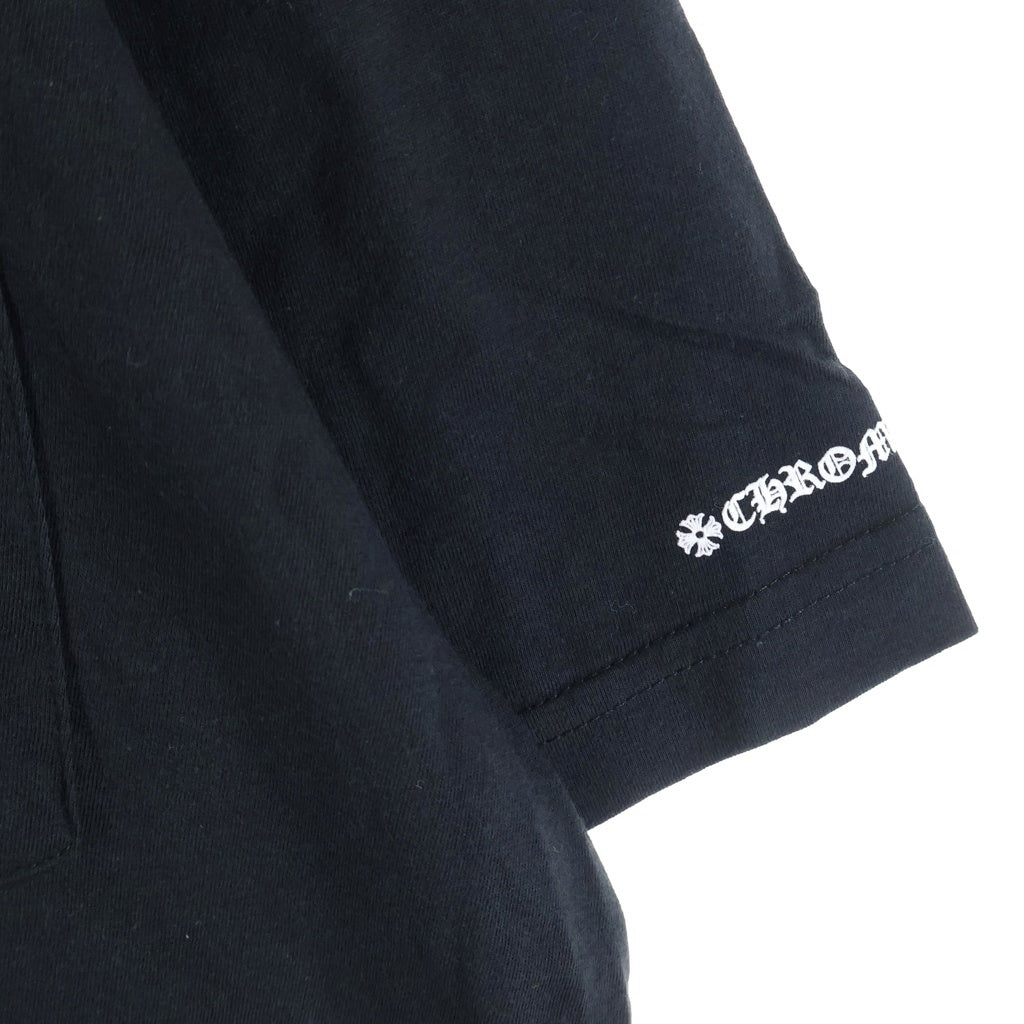 CHROME HEARTS(クロムハーツ) CH S/S NECK LOGO ネックロゴプリント 半袖Tシャツ ブラック