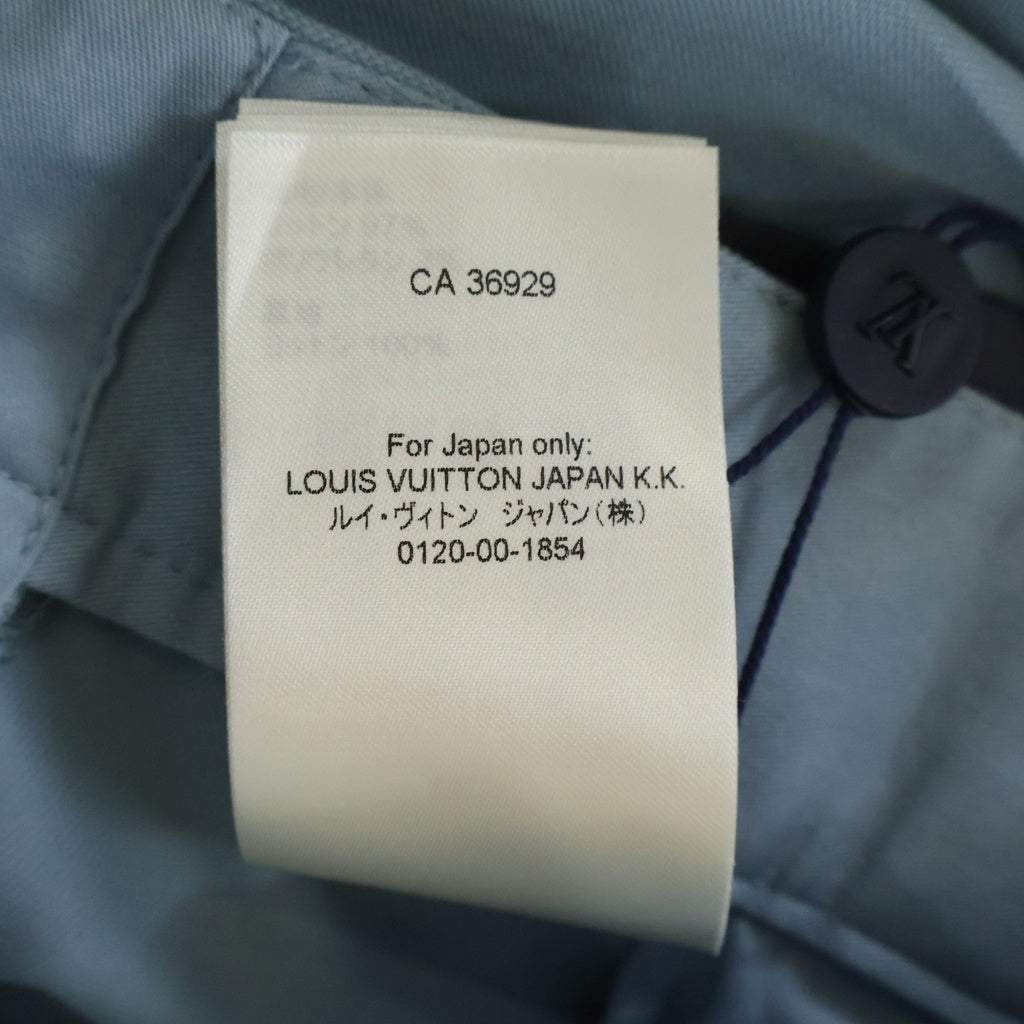 LOUIS VUITTON(ルイヴィトン) 23SS Cotton Cargo Pants コットン LVロゴ カーゴ チノ パンツ ブルー RM231 V64 HOP81W