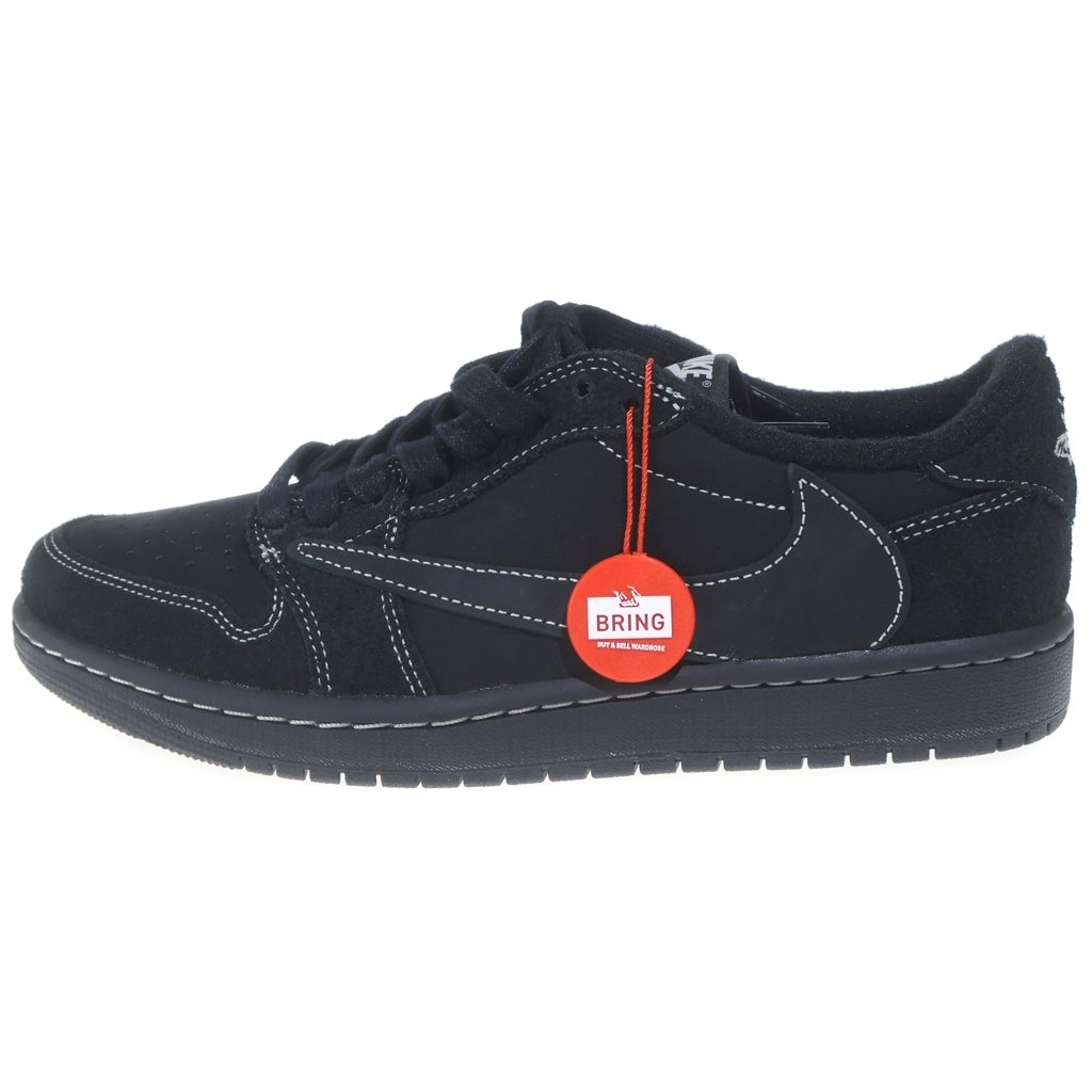 NIKE(ナイキ) ×TRAVIS SCOTT AIR JORDAN 1 LOW OG SP BLACK PHANTOM エアジョーダン1 ブラックファントム ローカットスニーカー ブラック US8/26.0cm DM7866-001