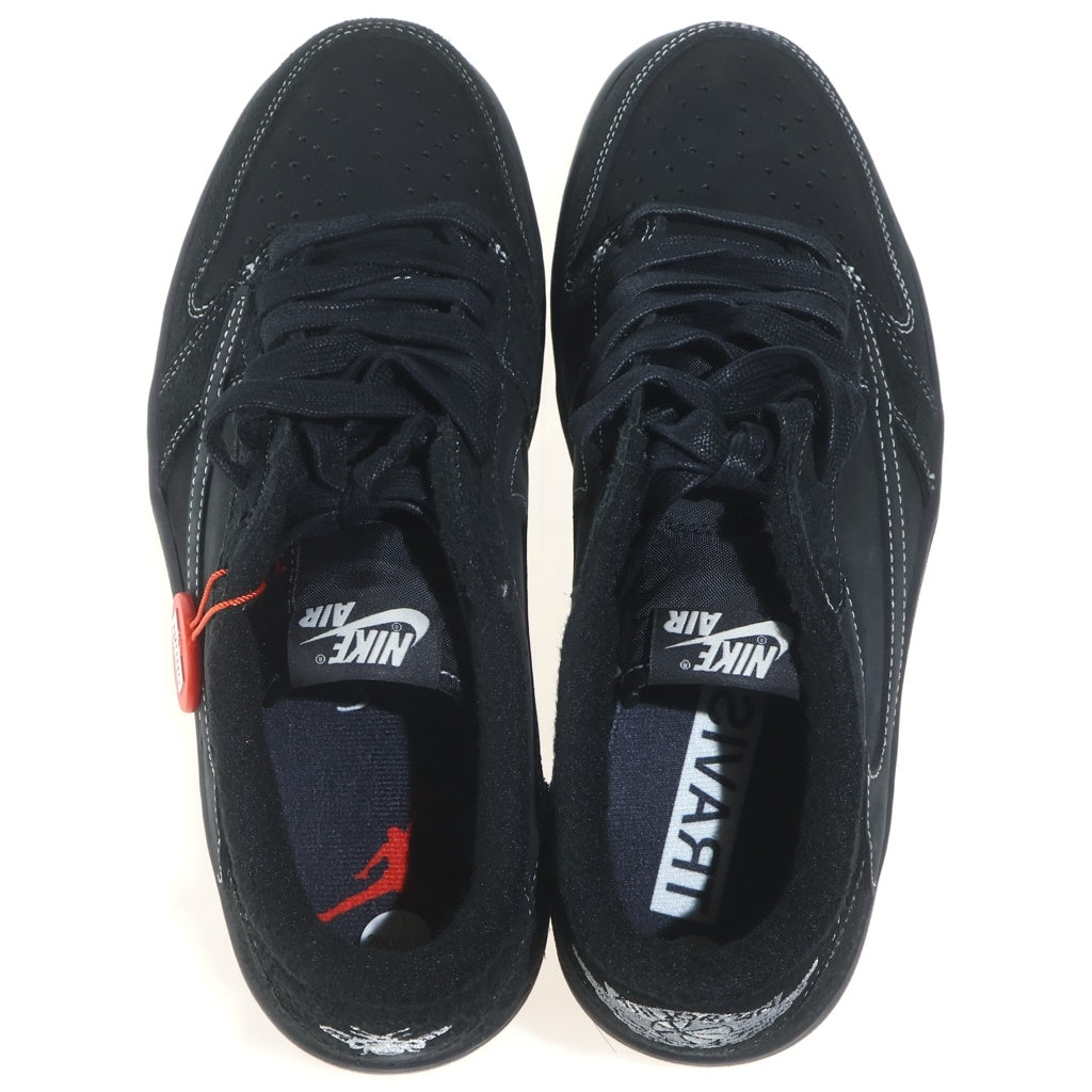 NIKE(ナイキ) ×TRAVIS SCOTT AIR JORDAN 1 LOW OG SP BLACK PHANTOM エアジョーダン1 ブラックファントム ローカットスニーカー ブラック US8/26.0cm DM7866-001