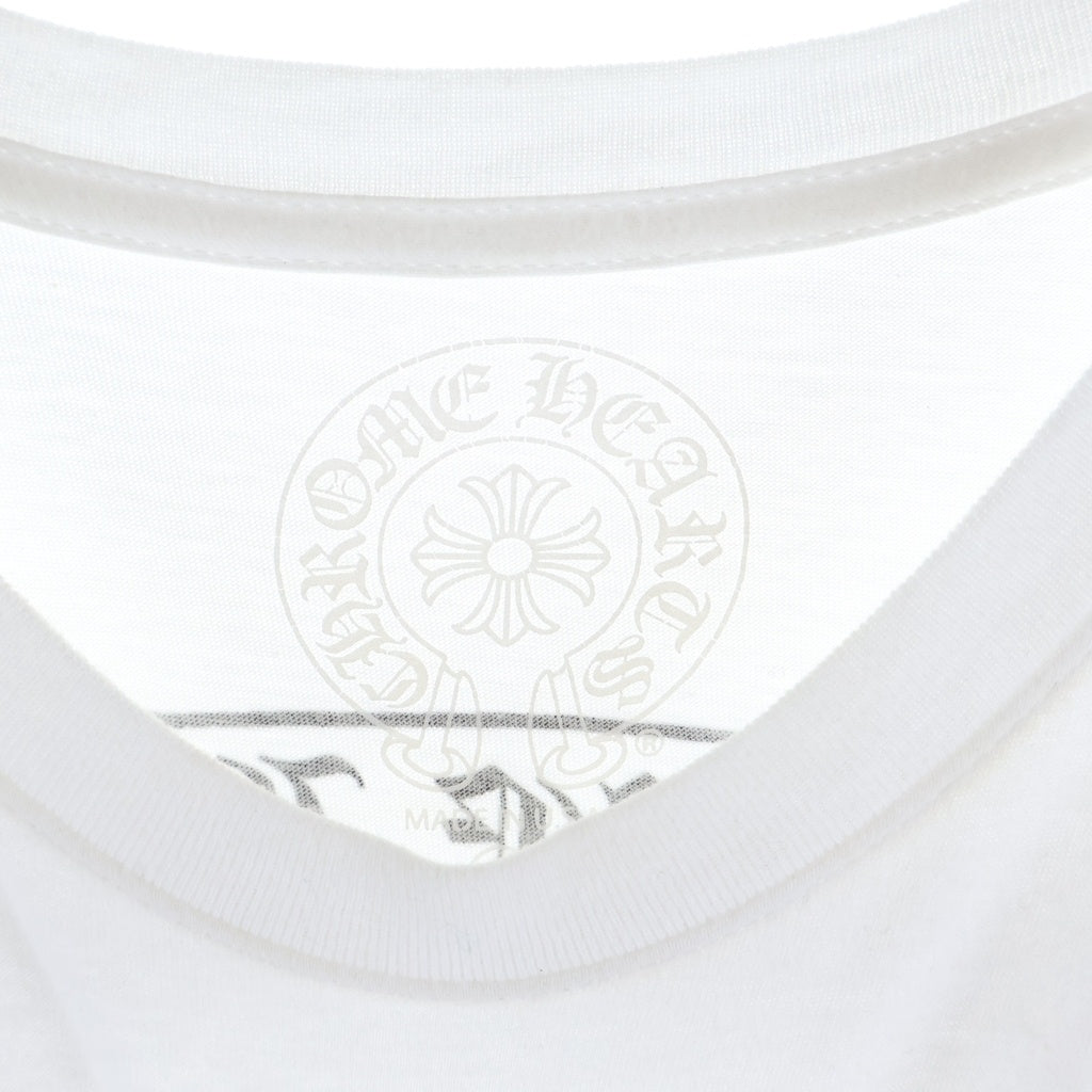 CHROME HEARTS(クロムハーツ) MLTCOL CEM CRS TEE マルチセメタリークロスプリント クルーネック半袖Tシャツ ショートスリーブカットソー ホワイト -