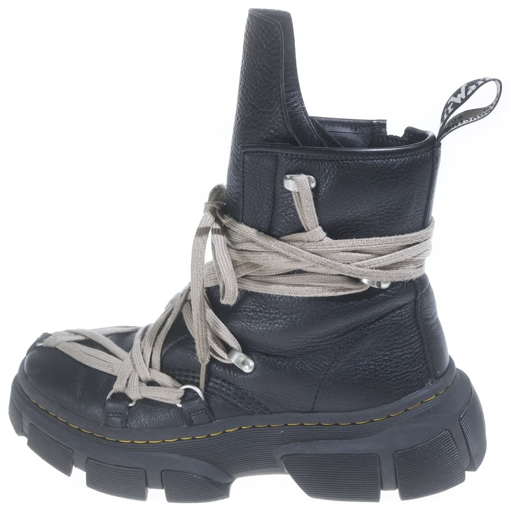 Rick Owens(リックオウエンス) ×Dr.Martens 1460 DMXL Mega Lace Boot×ドクターマーチン メガレース サイドジップ ハイカットブーツ ブラック 31752001