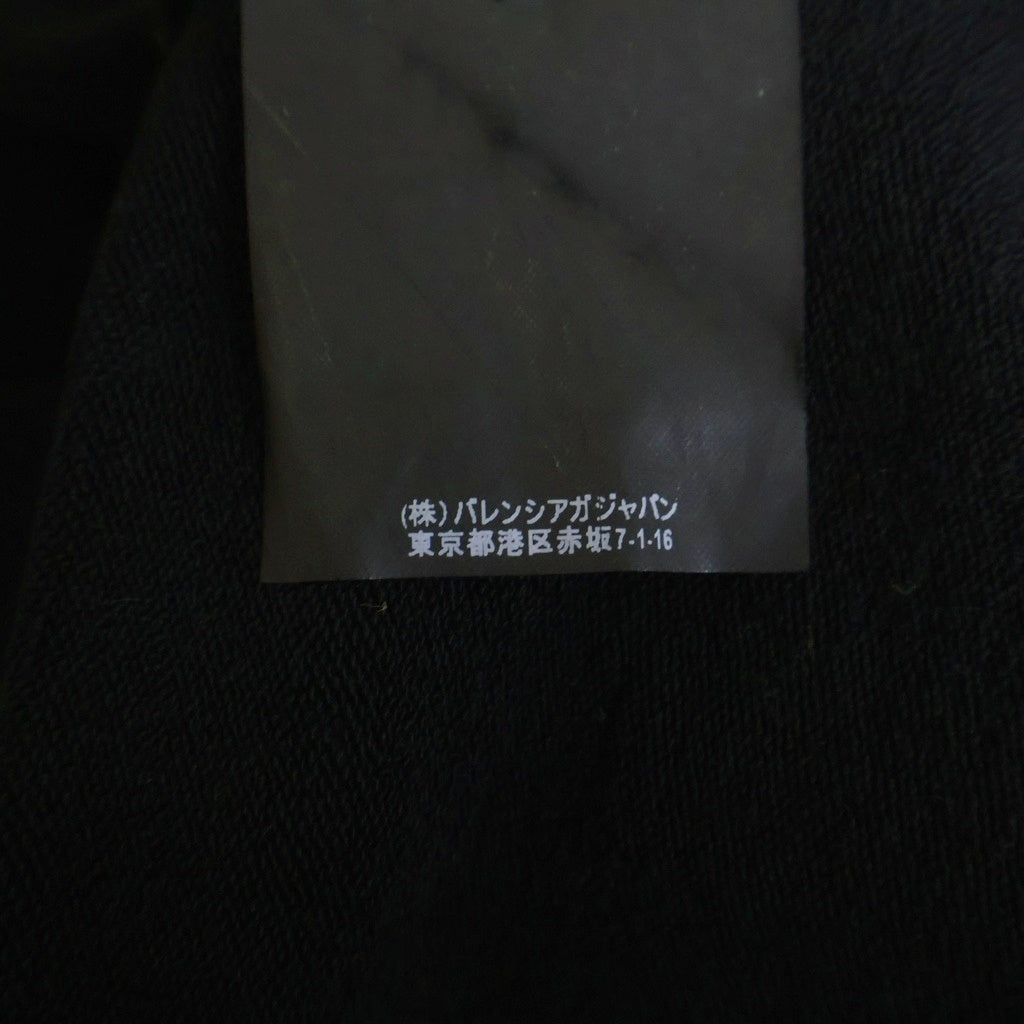 BALENCIAGA(バレンシアガ) Logo Hoodie ロゴプリント プルオーバースウェットパーカー フーディー ブラック 481985 TTK14