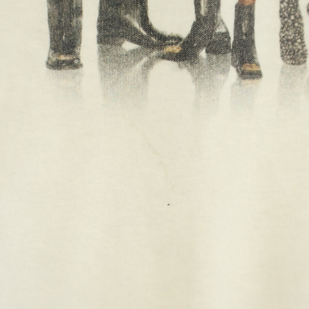BALENCIAGA(バレンシアガ) 20SS リアルバレンシアガ フロントプリント クルーネック半袖カットソーTシャツ ホワイト 612966 TIV47