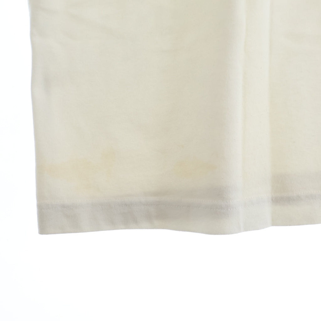 BALENCIAGA(バレンシアガ) 20SS リアルバレンシアガ フロントプリント クルーネック半袖カットソーTシャツ ホワイト 612966 TIV47