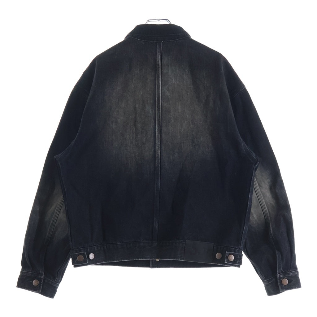 SUPREME(シュプリーム) 25AW Distressed Selvedge Trucker Jacket Washed Black ディストレスト セルビッジ トラッカーデニムジャケット ブラック -